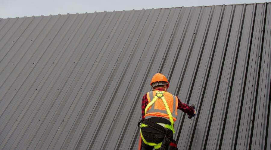 Professional metal roof installation services in Zurich, MT